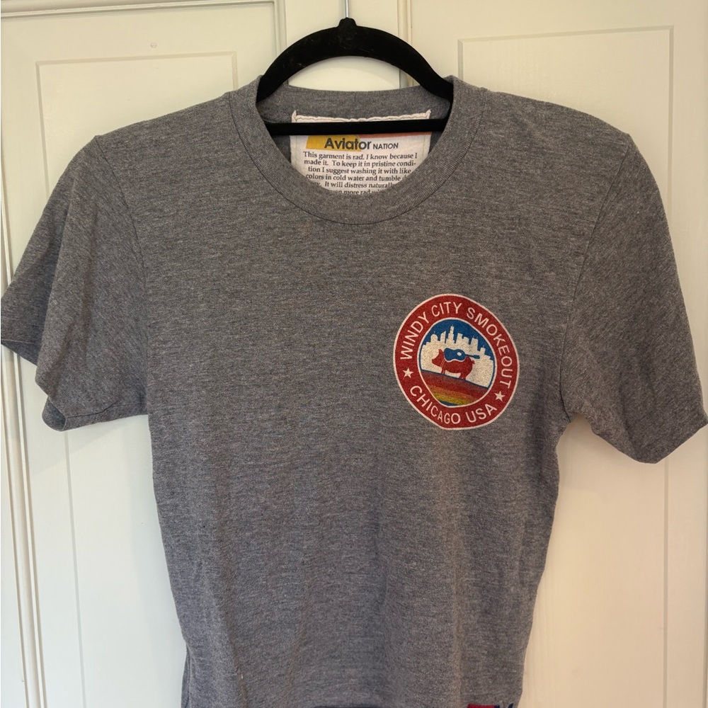 WINDY CITY SMOKEOUT 2023 TEE - HEATHER GREY SIZE XS